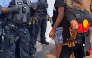 four-arrested-after-protesters-allegedly-try-to-enter-parliament-house-in-canberra