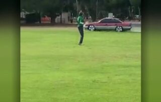 stolen-car-allegedly-involved-in-multiple-incidents-before-driving-onto-cricket-pitch