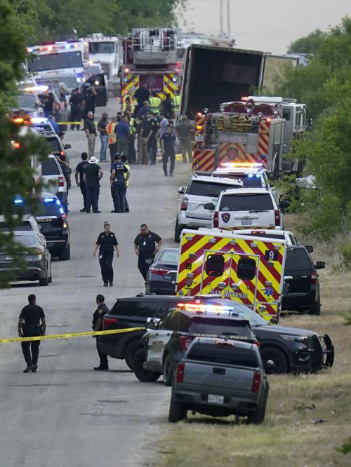 Two men charged over deaths of 51 migrants found in sweltering Texas truck