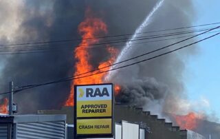 three-people-safe-after-former-joinery-goes-up-in-flames-in-adelaide’s-north-west