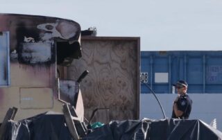 crime-scene-declared-after-body-found-in-burnt-shipping-container