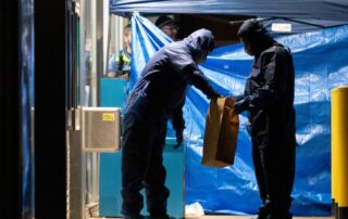 police-searching-several-properties-after-man-dies-in-suspected-stabbing-at-perth-service-station