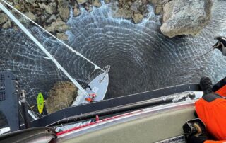 lone-sailor,-70,-winched-to-safety-after-yacht-slams-into-65m-cliffs-at-flinders-island