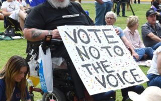 protesters-gather-in-major-cities,-calling-for-no-vote-in-voice-referendum