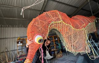 indigenous-art-fair-to-unleash-a-leafy-sea-dragon-sculpture-made-from-marine-waste