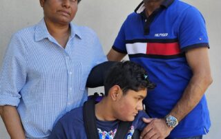 ‘like-a-pack-of-hyenas’:-melbourne-family-shocked-after-chain-hurled-at-daughter-in-wheelchair-during-ballarat-visit