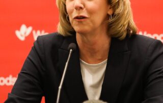 woodside-boss-meg-o’neill-attends-court-after-climate-activists-charged-with-protesting-at-her-home