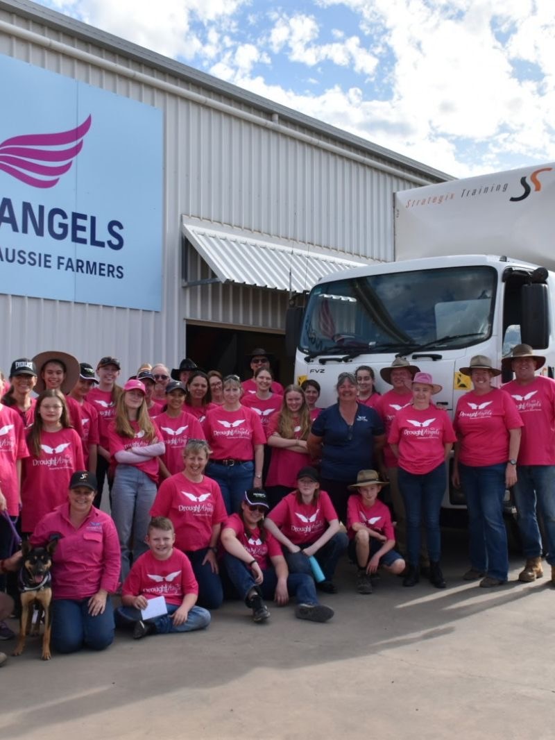 Thieves 'badly damage' Drought Angels truck loaded with donations for
