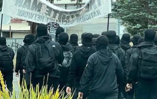 white-supremacist-march-‘really-has-no-place-in-ballarat’,-mayor-says-as-police-probe-banned-nazi-salute
