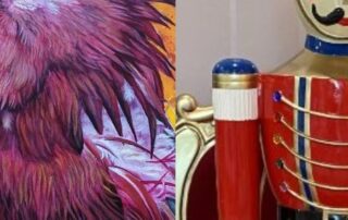 ‘returned-under-the-cover-of-darkness’:-galah-painting-and-nutcracker-statue-found-after-alleged-thefts