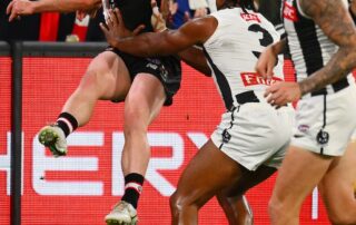 ‘i-was-in-the-monash-uni-car-park’:-higgins-reacts-to-contentious-goal-in-saints’-win-over-magpies