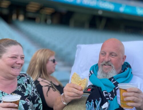 Pie and beer dream comes true for man with terminal cancer