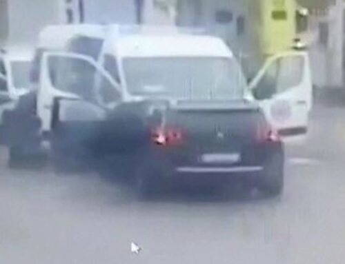 CCTV footage shows gunmen high jacking prison van to free drug dealer