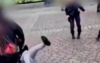 german-police-shoot-man-who-stabbed-police,-attendees-at-far-right-demonstration