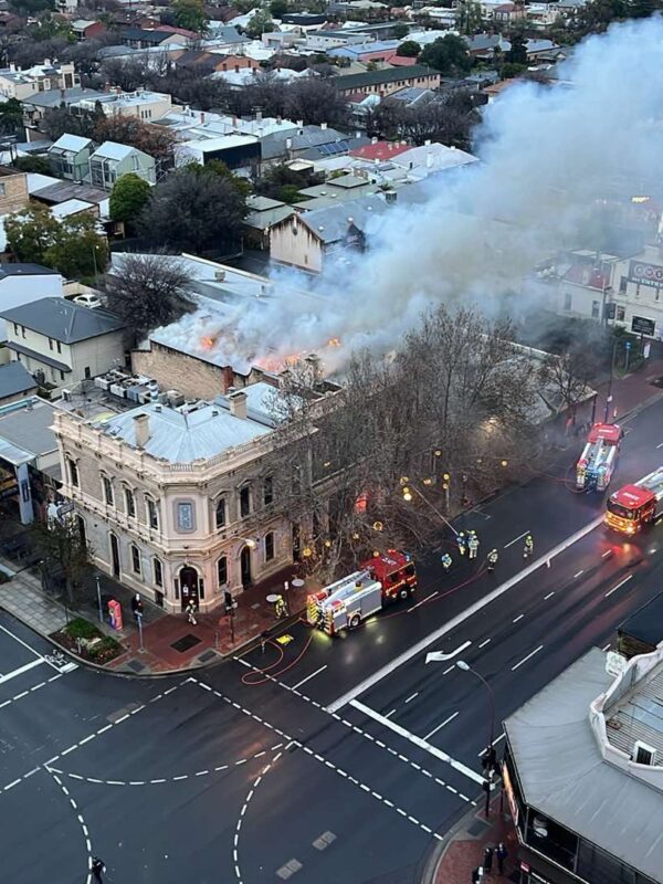 'Suspicious' fire rips through historic building complex that houses ...