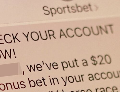 Callum stopped gambling a year ago. Sportsbet is still trying to lure him back
