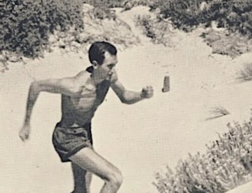 Running uphill through sand, an eccentric visionary helped pave the path to gold