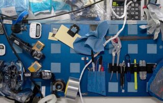 from-toiletry-bags-to-post-it-notes,-the-international-space-station-needs-decluttering