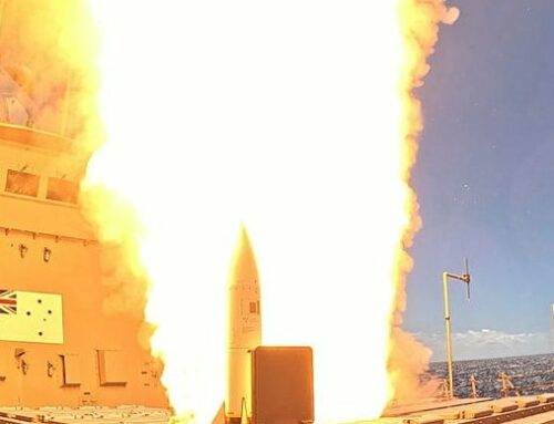 Royal Australian Navy fires long-range missile in military exercise off Hawaii