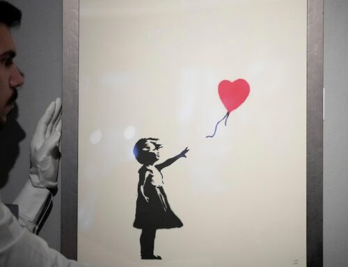 Two men charged over theft of Banksy’s Girl With Balloon painting